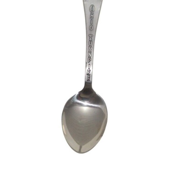 Sterling Silver OHIO TURNPIKE SOUVENIR SPOON  4 1/8" - Picture 4 of 4